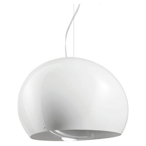 Závesná lampa Surface Ø 27 cm E27 biela/sivá Vistosi