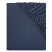 LIVARNO home Napínacia džersejová plachta, 140 – 160 x 200 x 25 cm (modrá)