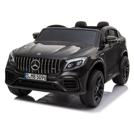 mamido  Detské elektrické autíčko Mercedes GLC 63S 4x4 dvojmiestne čierne