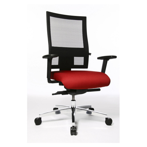 Topstar Kancelárska otočná stolička PROFI NET 11, výškovo prestaviteľné lakťové opierky, materiá