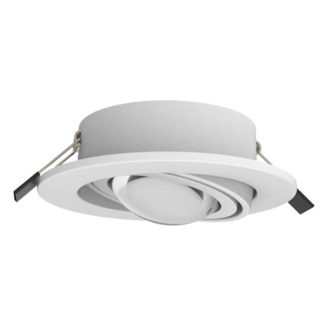 MEGATRON LED vstavané reflektory Planex Powerlens, 4,8 W, biele