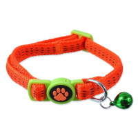 Obojok Magic Cat Nylon XS oranžový 1x19-31cm