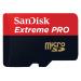 SanDisk MIcroSDHC karta 32GB Extreme PRO (100MB/s, Class 10 UHS-I V30) + adaptér