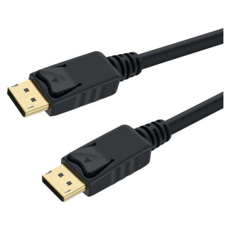 PremiumCord DisplayPort 1.3 prípojný kábel M/M pozlátené konektory 1m