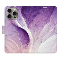 Flipové puzdro iSaprio - Purple Paint - iPhone 15 Pro Max