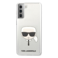 Puzdro Karl Lagerfeld KLHCS21MKTR na Samsung Galaxy S21 Plus 5G PC/TPU Head transparentné