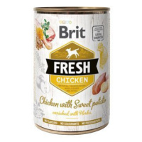 Brit Dog Fresh konz Chicken with Sweet Potato 400g + Množstevná zľava zľava 15%