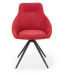 HALMAR K431 jedálenská stolička červená / čierna