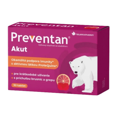 NEURAXPHARM Preventan akut brusnice grep 30 ks