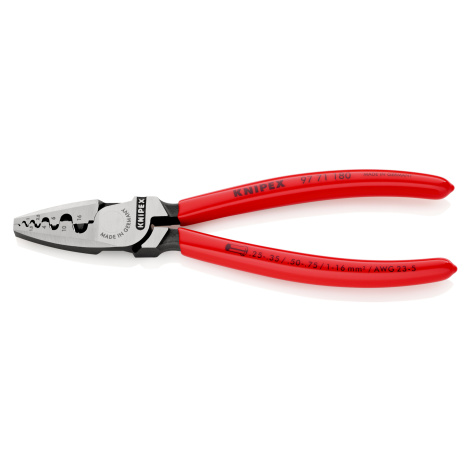 KNIPEX Kliešte lisovacie na koncové dutinky 9771180