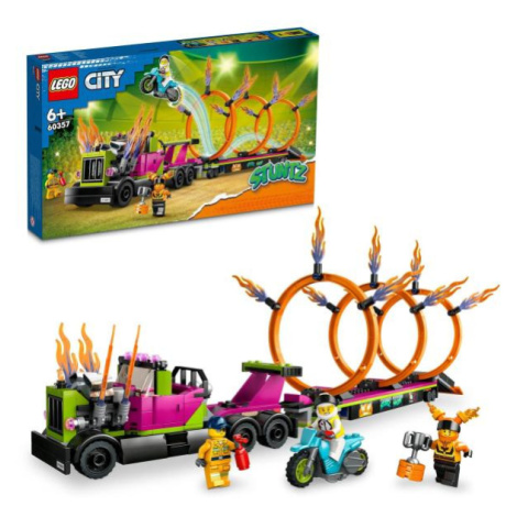 LEGO® City 60357 Ťahač s ohnivými kruhmi