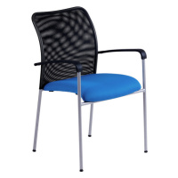 Ergonomická rokovacia stolička OfficePro Triton Net Farba: modrá