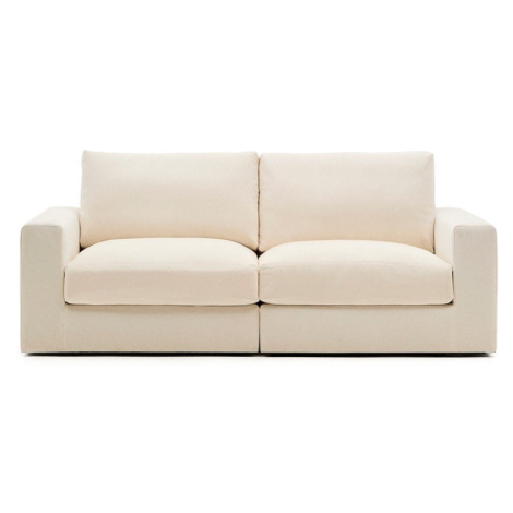 Béžová ženilková pohovka 220 cm Alea – Kave Home