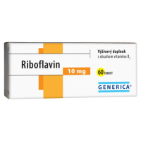 GENERICA Riboflavin 10 mg 60 tabliet