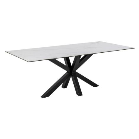 Jedálenský stôl Heaven I biely/čierny Actona