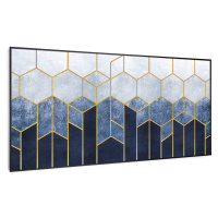 Klarstein Wonderwall Air Art Smart, infračervený ohrievač, 120 x 60 cm, 700 W, modrá čiara