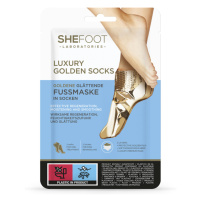 SHEFOOT Luxury golden - zlaté zjemňujúce ponožky 1 pár