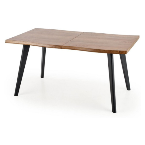 Halmar Jedálenský stôl Dickson 120 cm, prírodné drevo / čierna