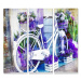 Obrazy v súprave 3 ks 20x50 cm Lavender – Wallity