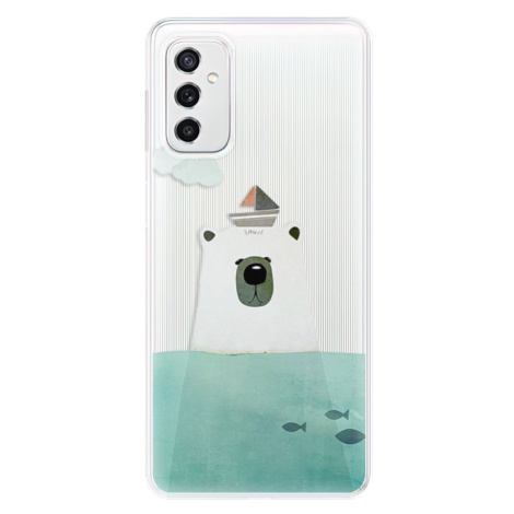 Odolné silikónové puzdro iSaprio - Bear With Boat - Samsung Galaxy M52 5G