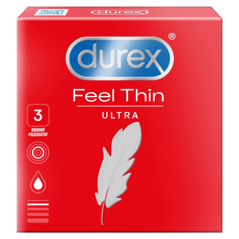 DUREX Kondómy Feel Ultra Thin 3 ks