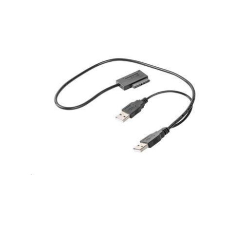 Externý adaptér GEMBIRD USB na SSD Slim SATA, DVD
