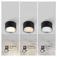 LED downlight Fallon 3-step-dim, biela/oceľ