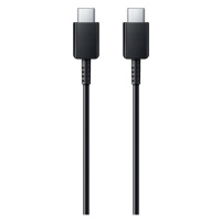 Nabíjací a dátový kábel USB Type-C, USB Type-C, 100 cm, rýchle nabíjanie, Samsung, čierny, továr