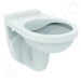 GEBERIT - Duofix Modul na závesné WC s tlačidlom Sigma30, matný chróm/chróm + Ideal Standard Qua