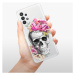 Odolné silikónové puzdro iSaprio - Pretty Skull - Samsung Galaxy A32