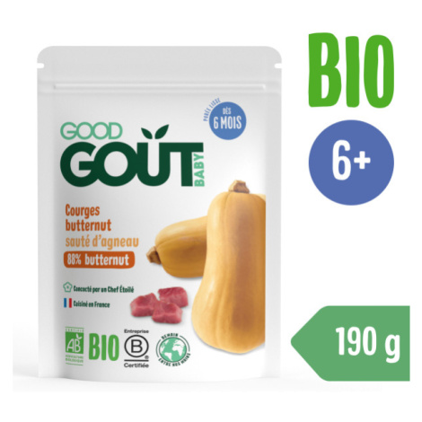 Good Gout BIO Maslová tekvica s jahňacím mäsom (190 g)