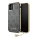 Plastové puzdro Guess na Apple iPhone 13 Pro GUHCP13LGF4GGR 4G Charms Collection sivé