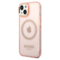 Guess Kryt s MagSafe pre iPhone 14 Plus, Ružový