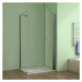 H K - Obdĺžnikový sprchovací kút MELODY D1 80x100 cm s jednokrídlovými dverami vrátane sprchovej