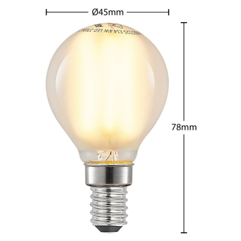 LED žiarovka E14 4W 2700K matná stmievateľná 5 ks