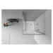 MEXEN/S - Rio štvorcový sprchovací kút 70 x 70 cm, dekor/mráz, chróm + vanička Rio, 860-070-070-