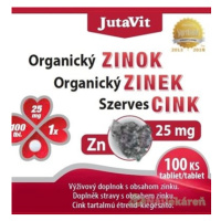 JutaVit Organický Zinok 25 mg, 100ks