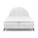 Svetlosivá boxspring posteľ s úložným priestorom 160x200 cm Sunset – Cosmopolitan Design