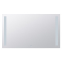 Zrkadlo Bemeta s osvětlením a dotykovým senzoremvo farebnom provedení hliník/sklo 101301137