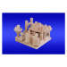 Stavebnica Malý Architekt kocky drevo 120 ks v krabici