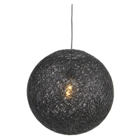 Závesná lampa čierna 45 cm - Corda