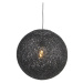 Závesná lampa čierna 45 cm - Corda