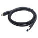 Kabel CABLEXPERT CCP-USB3-AMCM-1M USB 3.0 AM na Type-C kabel (AM/CM), 1m, černý