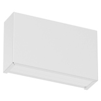 Nástenné svietidlo LED Box W2 bi-emission, W 14 cm, biela, 2700 K