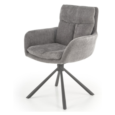 Sconto Jedálenská stolička SCK-495 sivá/čierna Houseland