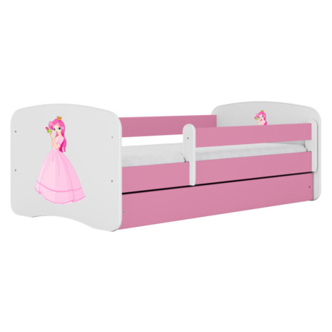 RAUMHIRSCH FURNITURE DETSKÁ POSTEĽ Princezná so zásuvkou 180/80 90/61/184