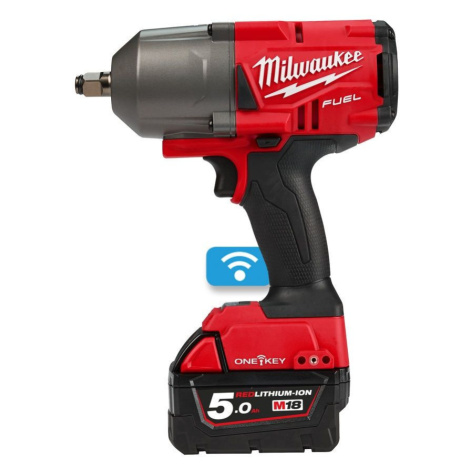 Milwaukee M18ONEFHIWF12-502X - M18 FUEL™ ONE-KEY™ ½″ rázový utahovák s pojistným kroužkem 493345