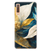 Odolné silikónové puzdro iSaprio - Gold Petals - Samsung Galaxy A7 (2018)