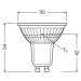 Žiarovka OSRAM LED PAR16 s reflektorom GU10 3,3 W 100° 4 000 K