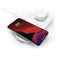 Belkin BOOST CHARGE duálna 15W bezdrôtová nabíjačka biela